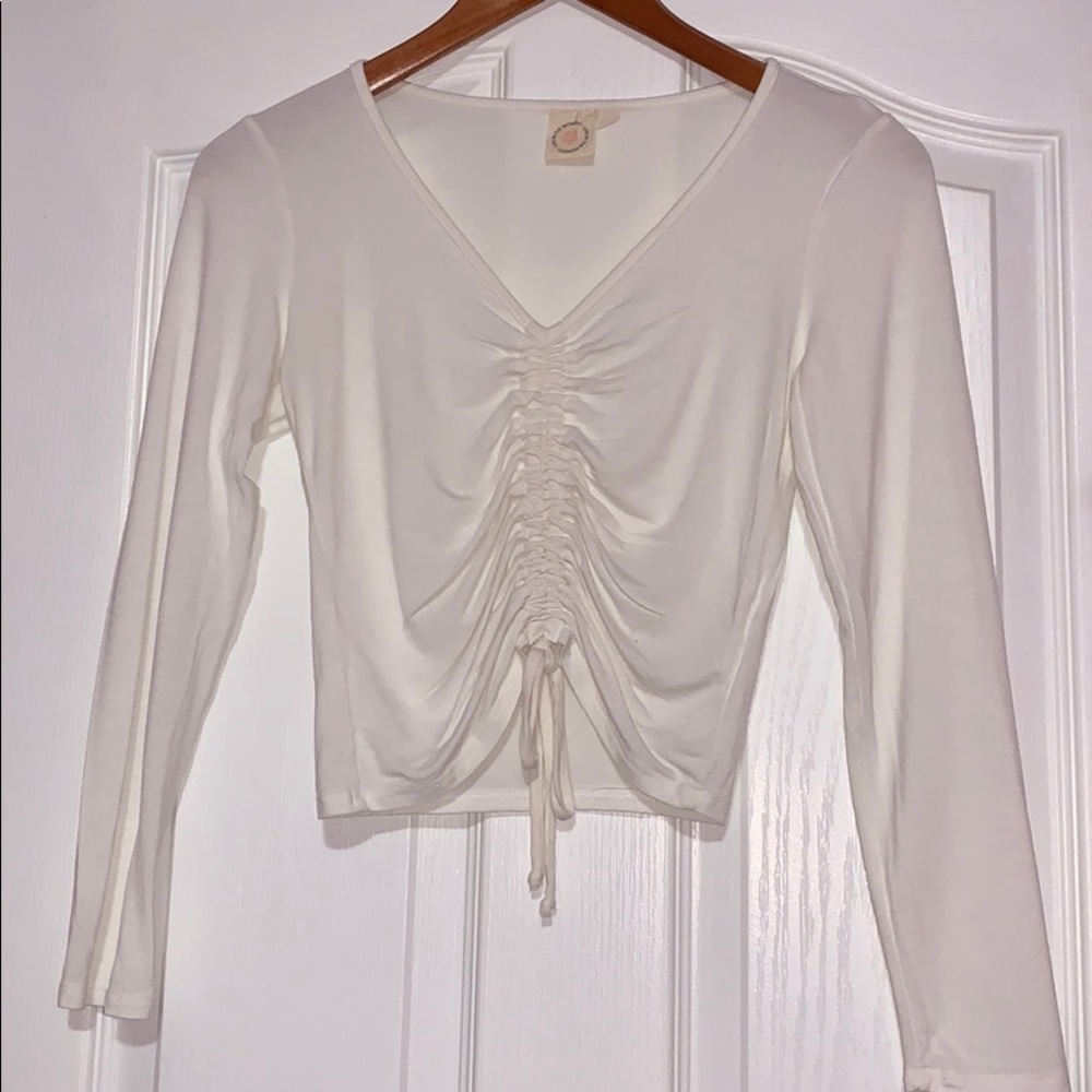 Live in the Moment Cinched Long sleeve T-shirt